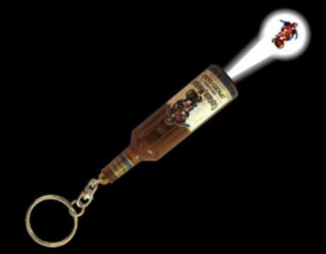 Led Logo Projector Torch Keychain /Beer Bottler Key Light